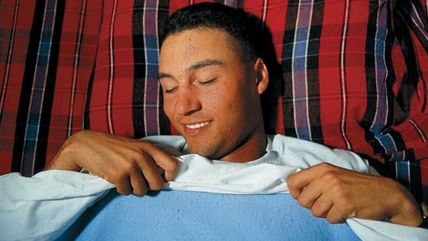 Sleeping Athletes - 1 - Derek Jeter